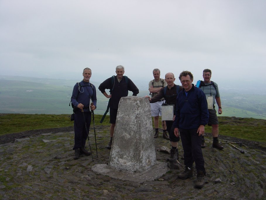 Top of Pendle hill